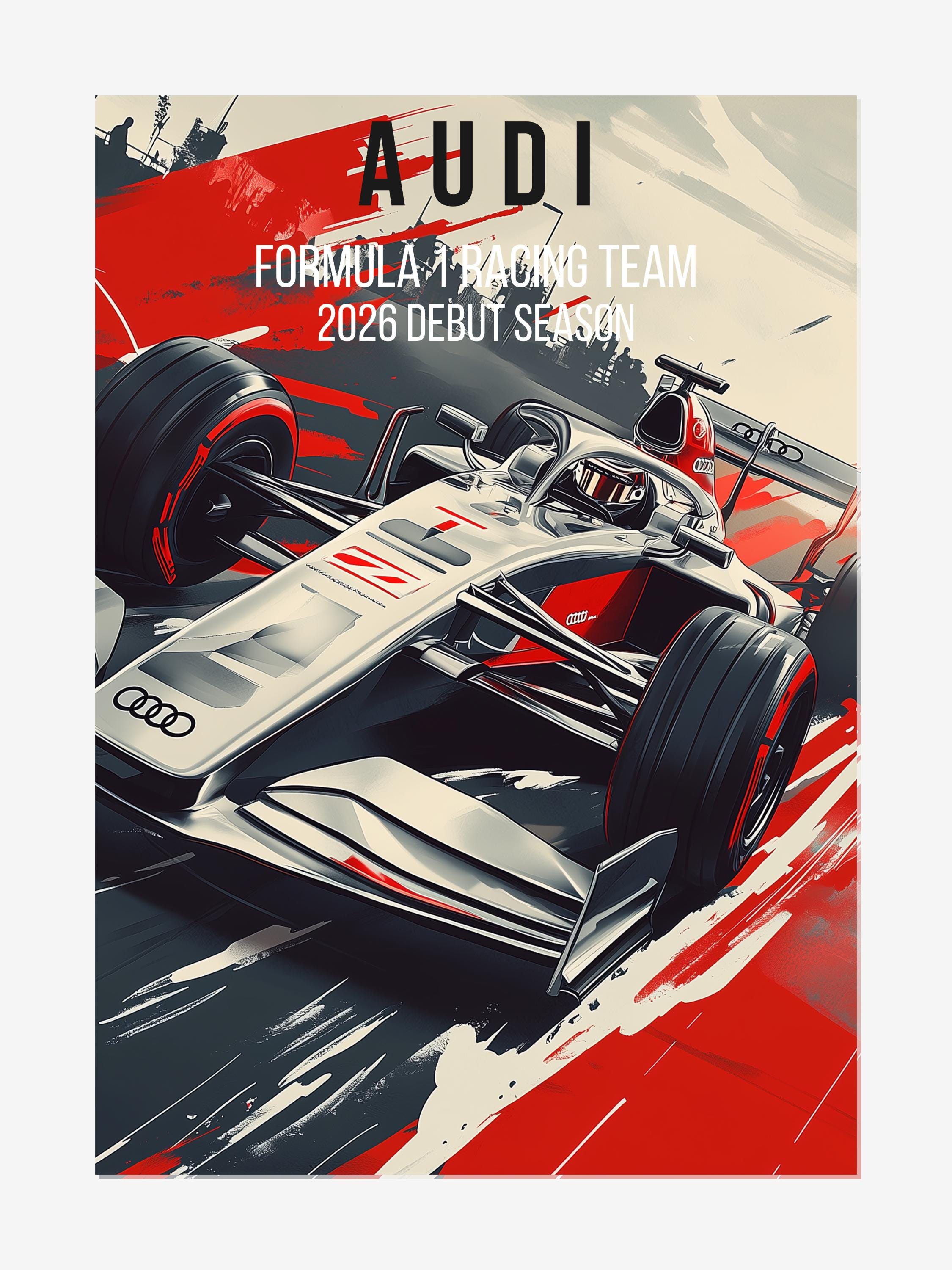 Student R Racing Team Posters Audi F1 Poster | Formula 1 Racing Team 2026 | Motorsport Wall Art | F1 ...