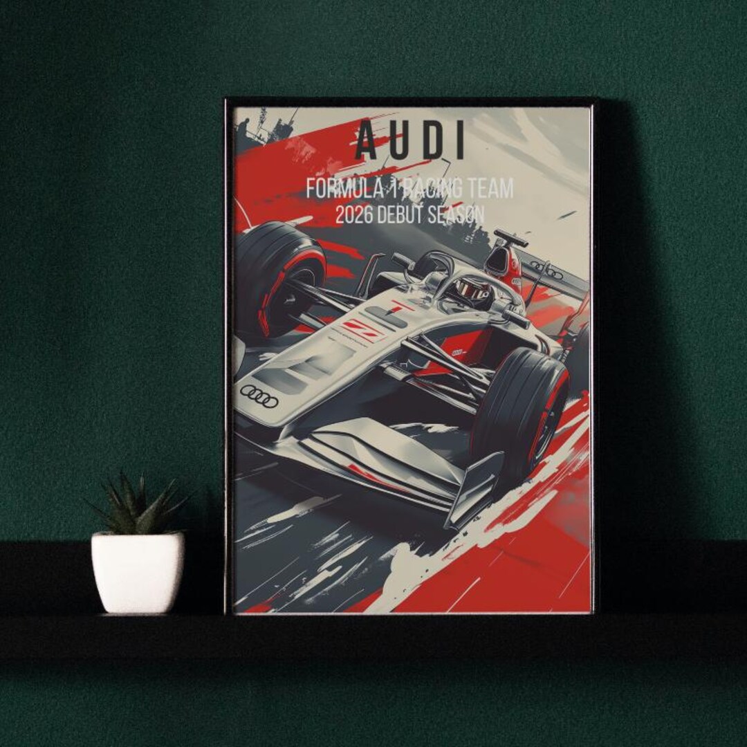 Student R Racing Team Posters Audi F1 Poster | Formula 1 Racing Team 2026 | Motorsport Wall Art | F1 ...