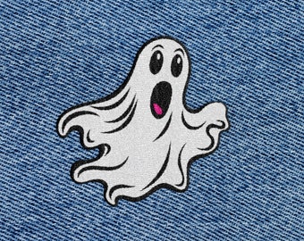 Surprised ghost Digital Patch File | Embroidery File | Embroidery Machine File