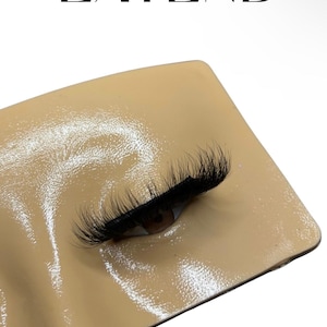 Luxury Wispy Volume Lash Extensions – Fluffy Dramatic Strip Lashes for Bold Eye Look – Long Black Faux Mink Lashes, Soft, Lightweight Extend