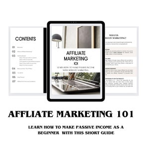 Affiliate Marketing 101 For Beginners Guide Passive Money MRR PLR Make Money From Your Phone Master Resell Rights