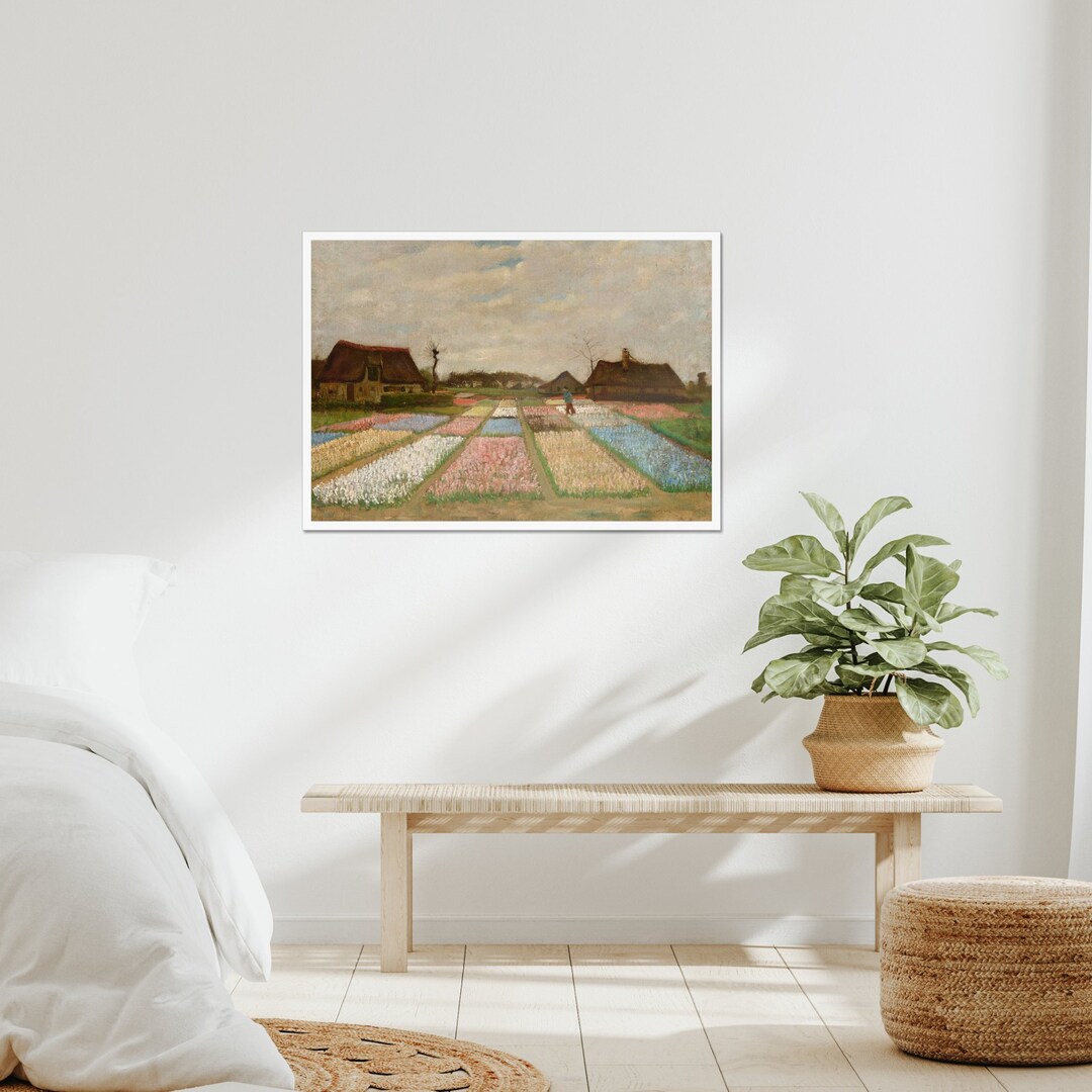Vincent Van Gogh Flower Beds in Holland Wall Art Printable Etsy