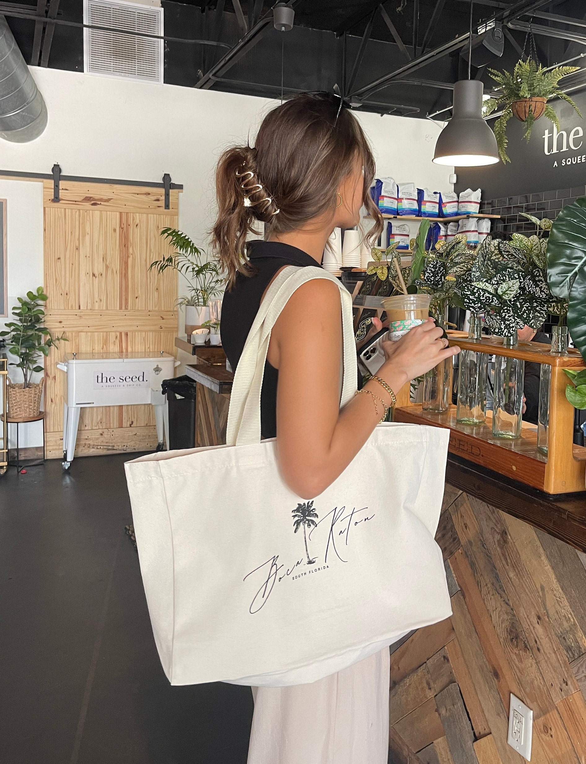 Sea + Sol Boca Raton Classic Tote - Etsy