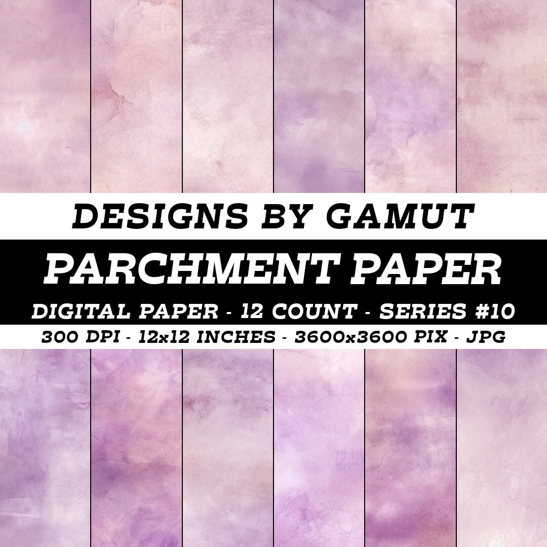 Parchment Paper Purple, Digital Paper, 12x12 Seamless Pattern Digital ...