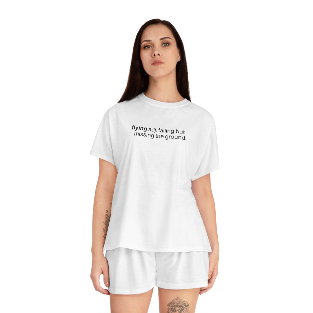 Flying Definition Miss the Ground Women's Short Pajama Etsy