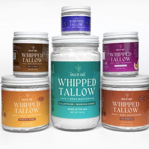 Moisturizer met opgeklopte talg | Kies je optie | 100% grasgevoerde talg voor de huid