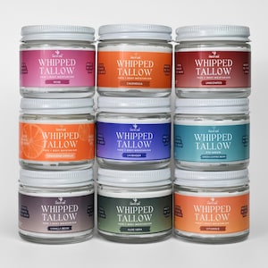 100% Grass-fed Whipped Beef Tallow For Skin • Pick Your Option • 4 Oz • No Chemicals, Additives or Fillers • Beef Tallow Moisturizer
