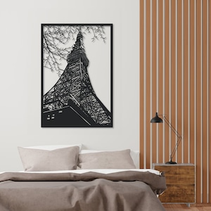 Paris Eiffel Tower Wall Decor, France Metal Art, Eiffel Wall Art, Metal Eiffel Tower, Eiffel Office Gift, Paris Eiffel Tower, City Of Life