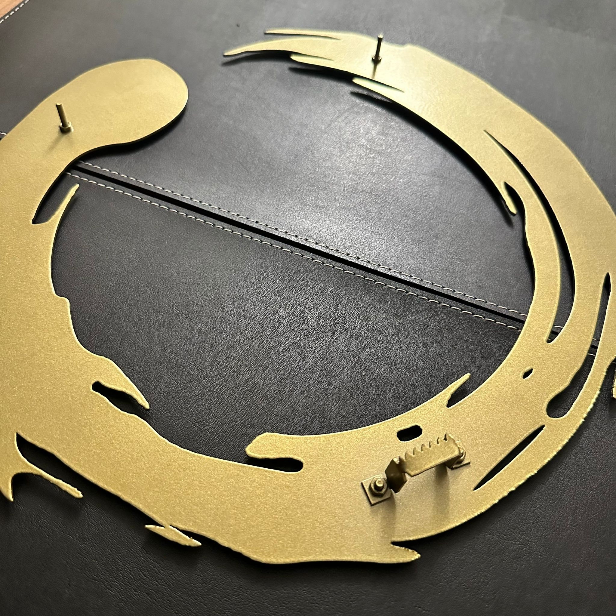 Enso Circle Metal Wall Art, Japanese Calligraphy Abstract, Home Decor ...