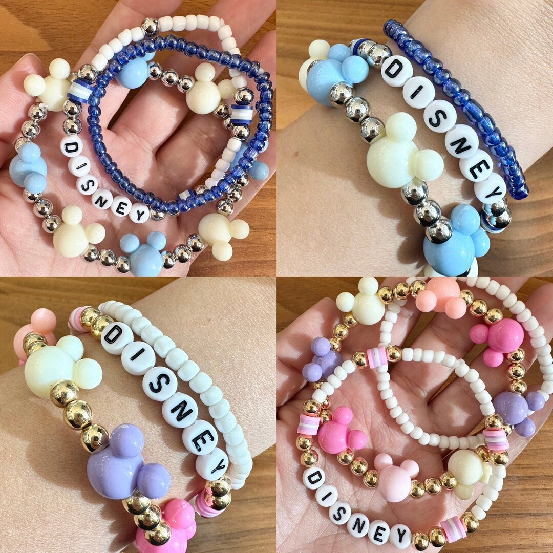 Disney Friendship Bracelets Matching Bracelets Disney Etsy