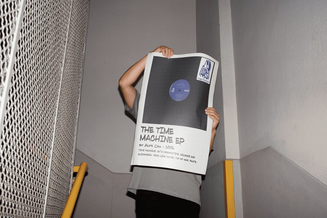 Alps Cru 'time Machine EP' Album Poster | Vintage Rap Decor | Vintage ...