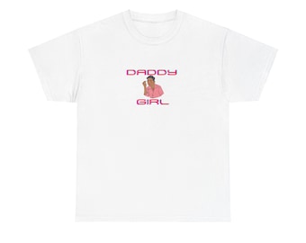 T-shirt unisexe DaddyGirl en coton épais