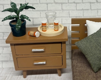 Dollhouse Pill Bottles (Bottles or Tray Set)