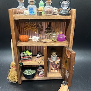 Dollhouse Witch Cabinet