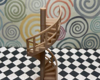 Miniature 3D printed staircase 1:24 scale