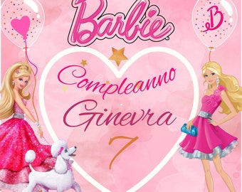 Invito Digitale Principessa - Compleanno Barby - invito festa di compleanno  - Invito personalizzato - invito whatsapp - Invito bimba Barb..