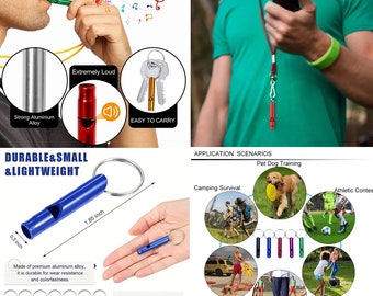 Survival Emergency Whistle - Child Safety - Sports and More (There is no tracking on this item) Random Color