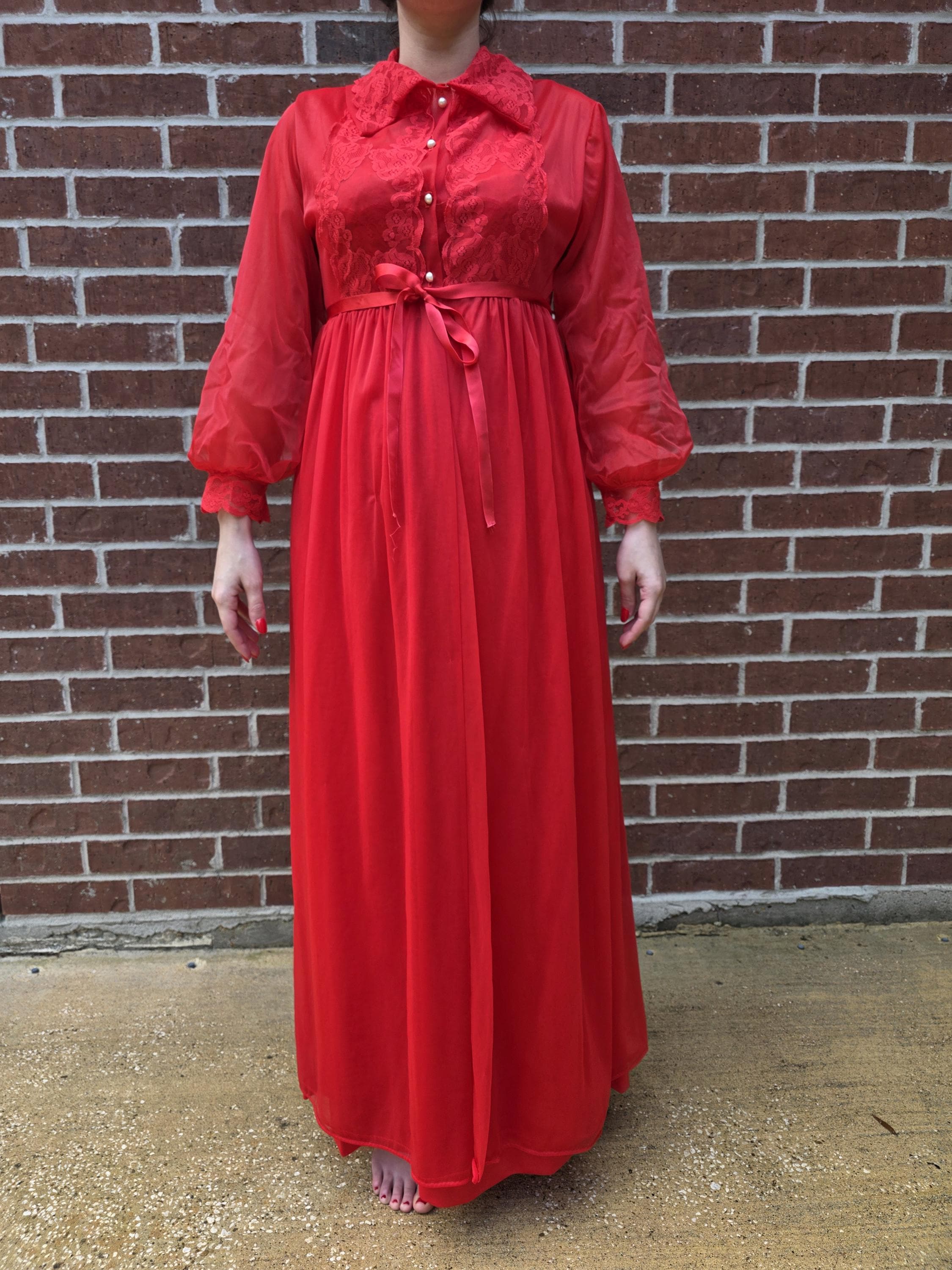 chinese dress ladies Tamara V-Neckline Ruched Long Sleeve Lace Mesh Dress Red– Selfie Leslie main image 1