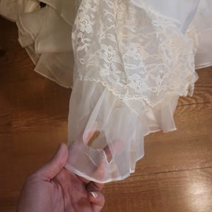 Victorian Pride And Prejudice Ruffle Lace Vintage Wedding Dress image 10