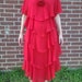 Lori Max New York Red Rosette Ruffle Tiered Flamenco Dancing Dress - Etsy