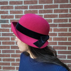 Laura Ashley Black Hat - Etsy