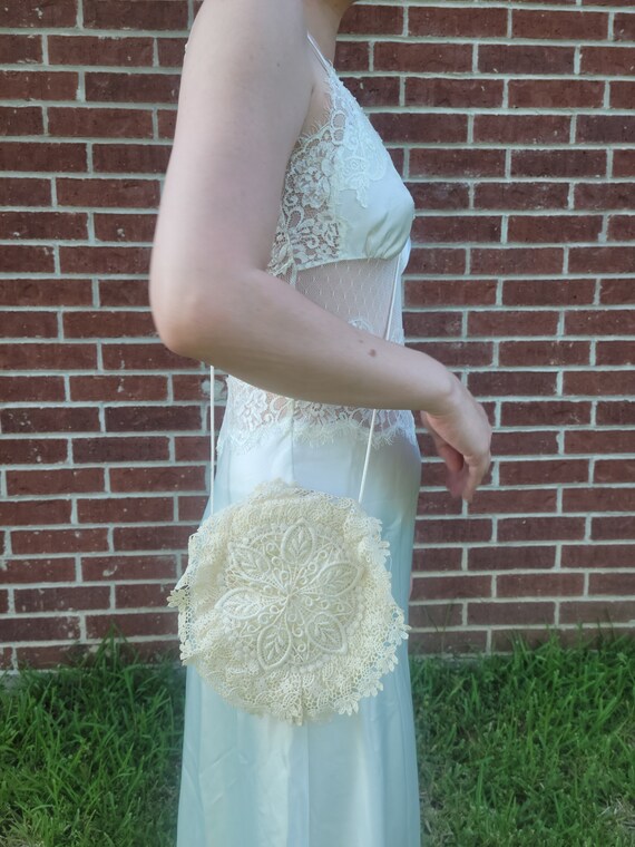 1970s Gunne Sax Bridal Rare Boho Prairie Floral Lace … - Gem
