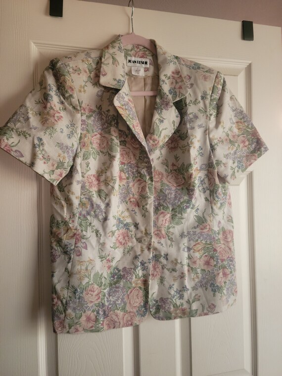 Floral Cottagecore 80s Countryside Blouse - image 3