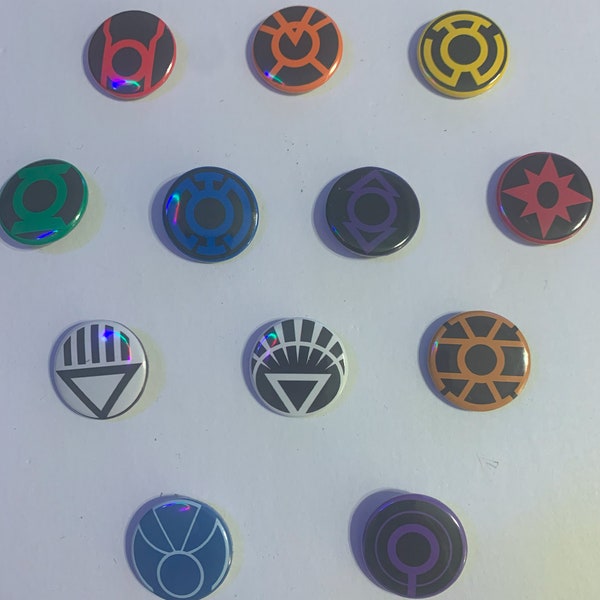 Lantern Corp Emotional Spectrum 1" Buttons