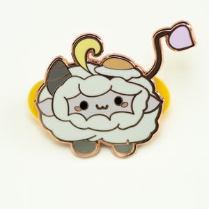 Pollypuff Enamel Pin | Animal Enamel Pin