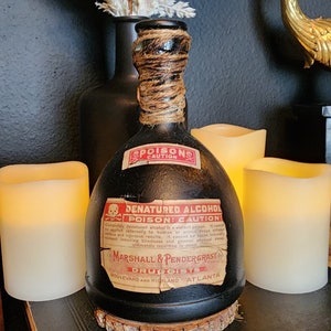 Apothecary / potion Denatured Alcohol Poision
