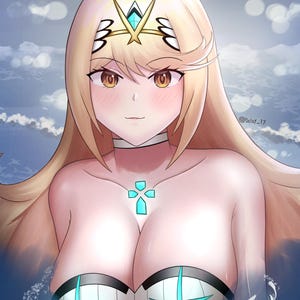 Xenoblade Chronicles | Mythra &quot;Summer Aegis of Light&quot; Print!!