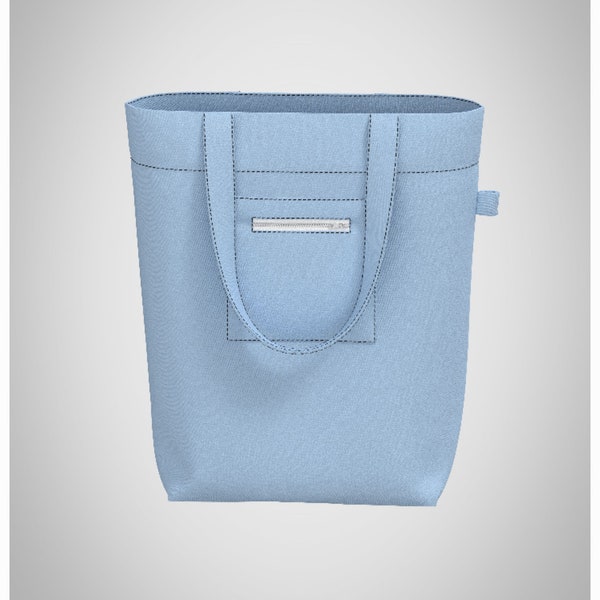 PDF Zero-waste Tote bag Template 3 sizes