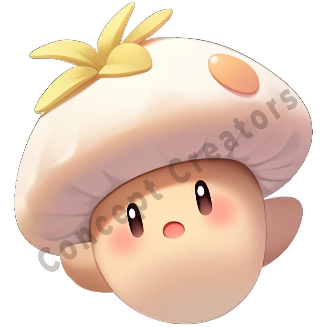 Mushroom EMOJIS 8 Unique Pngs Twitch Emotes Discord Youtube Cute