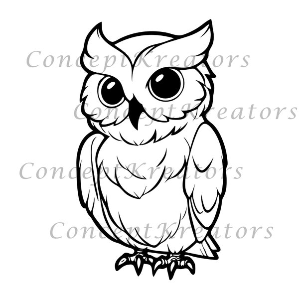Owl SVG Bundle - Owl Png, Owl Dxf, Owl Eps Files Included - Perfect for Cricut, Silhouette, Crafts, Plotterdatei and More!