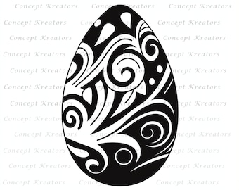 Easter Egg SVG Bundle - Easter Egg png, Easter Egg Dxf, Easter Egg Eps Files Included - Perfect for Cricut, Silhouette, Crafts, and More!