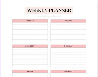 Simple Printable Planner Bundle