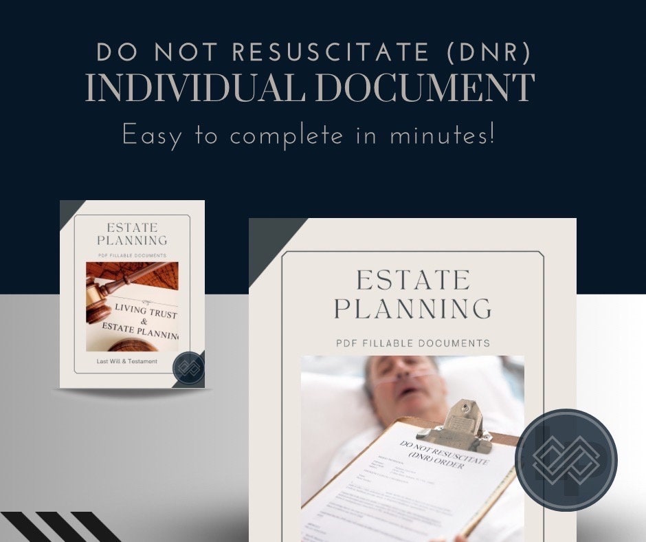 Do Not Resuscitate Directive DR Template Etsy