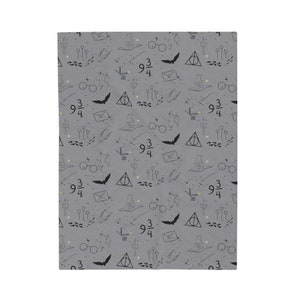 Zauberer Thema Fleecedecke
