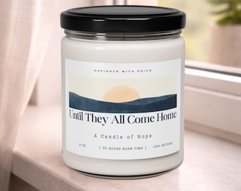 Candela per dispiegamento militare, cera di soia, regalo minimalista, omaggio ai membri del servizio, decorazione patriottica per la casa, articolo commemorativo, supporto, regalo per la famiglia