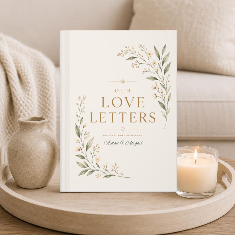 Personalized Wedding Journal Couples Love Letters Keepsake Bridal personalized-wedding-journal-couples-love-letters-keepsake-bridal