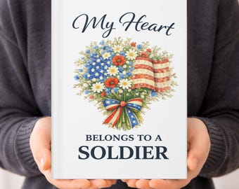 Diario di missione, quaderno, idea regalo per la moglie di un militare, libro dei ricordi del soldato, diario per scrivere pensieri patriottici, regalo per la fidanzata dell'esercito.