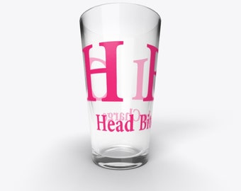 Head Bitch In Charge 16 oz. Pint Glass