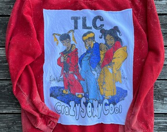 TLC - Crazysexycool ALL OVER Hoodie - Hip Hop, 90s, R&B, Vintage