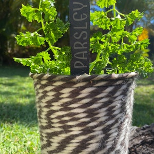 Personalised Engraved Slate Plant Marker Garden Sign Custom Text Herb Planter Vegetable Herbs Sign Gardening Gardeners Personalised Gift