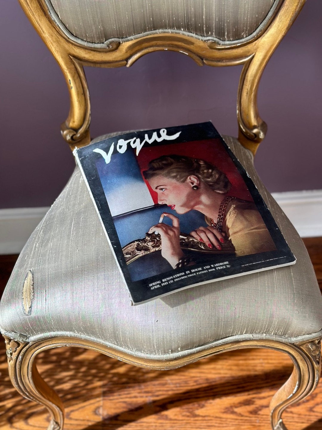 Rare British Vogue April 1943 - WWII - Etsy