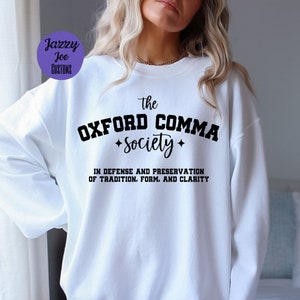 The Oxford Comma Society - svg/png /jpg - Lustig - Digitale Datei - Cricut - Silhouette - Schnittdatei