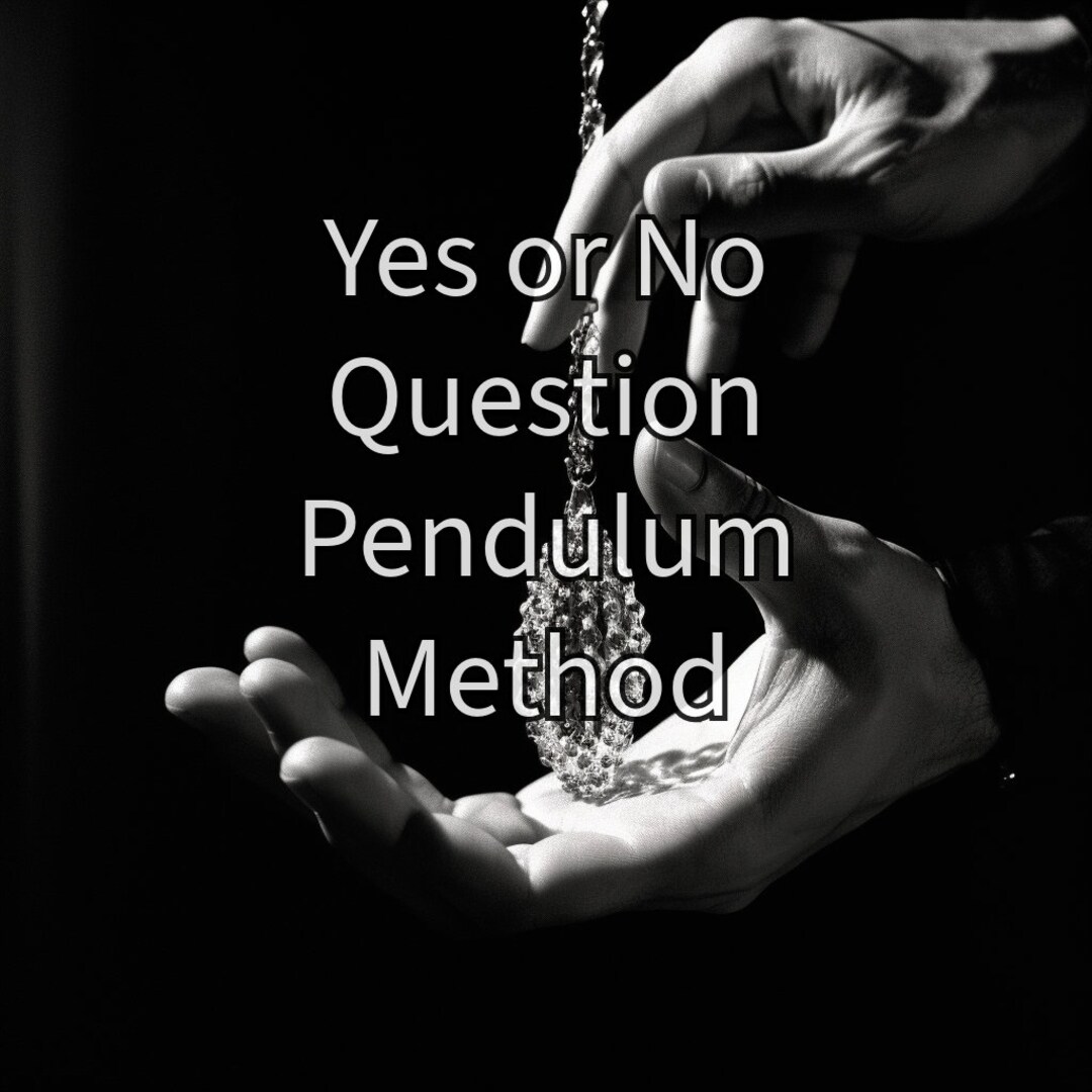 Yes or No Question by Khadeem Pendulum Method Same Day Etsy