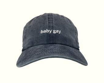 BabyGay Dad Hat - Charcoal