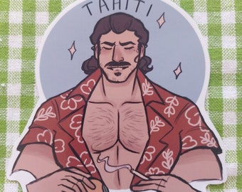 Tahiti Dutch Sticker