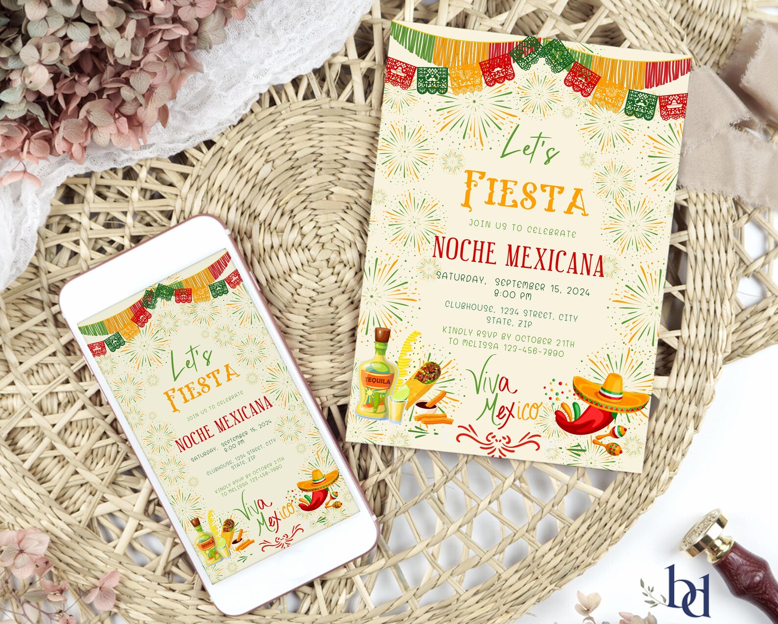 Editable Lest Fiesta Invitation Template, Mexican National Holiday ...